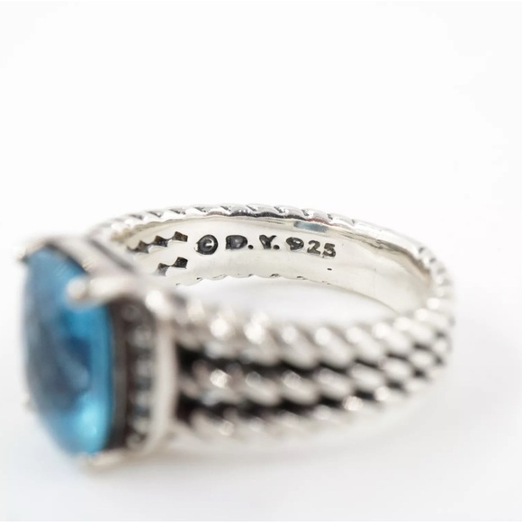 David Yurman Blue Topaz. - Picture 3 of 12